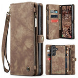 CaseMe Samsung Galaxy S26 -kotelo 008 Series, irrotettava kuori, ruskea