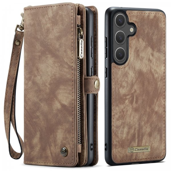 CaseMe Samsung Galaxy S26 -kotelo 008 Series, irrotettava kuori, ruskea