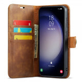 Dg.Ming Samsung Galaxy S26 -kotelo irrotettavalla kuorella, ruskea