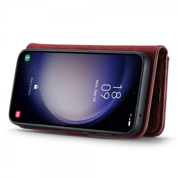 Dg.Ming Samsung Galaxy S26 -kotelo irrotettavalla kuorella, punainen