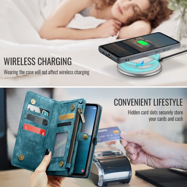 CaseMe Samsung Galaxy S26 Plus -suojakotelo 008 Series Irrotettava kuori, sininen