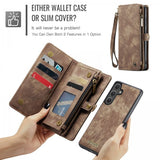 CaseMe Samsung Galaxy S26 Plus -kotelo, 008 Series, irrotettava kuori, ruskea
