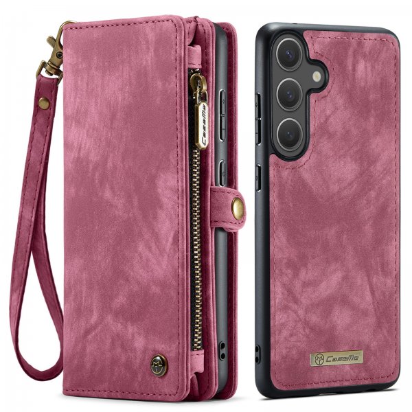 CaseMe Samsung Galaxy S26 Plus -kotelo 008 Series, irrotettava kuori, punainen