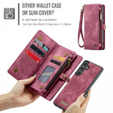 CaseMe Samsung Galaxy S26 Plus -kotelo 008 Series, irrotettava kuori, punainen