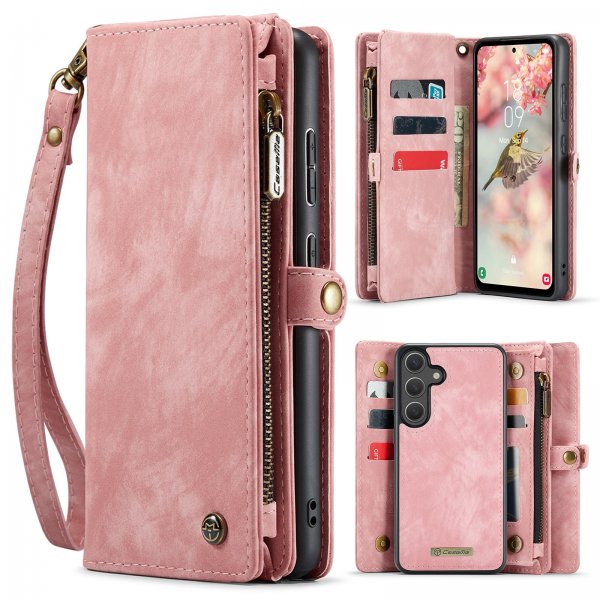 CaseMe Samsung Galaxy S26 Plus -suojakotelo, 008 Series, irrotettava kuori, pinkki