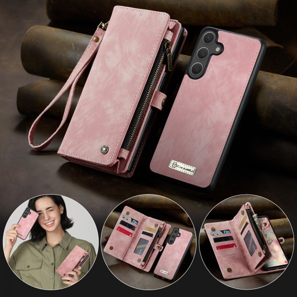 CaseMe Samsung Galaxy S26 Plus -suojakotelo, 008 Series, irrotettava kuori, pinkki