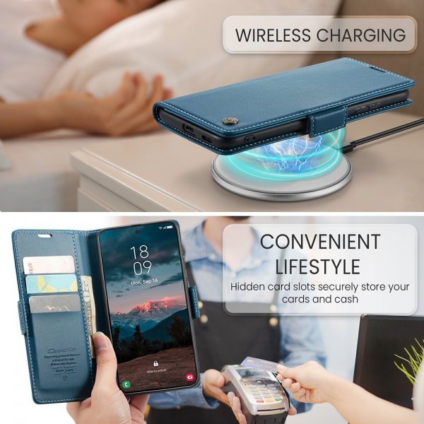 CaseMe Samsung Galaxy S26 Plus -suojakotelo 023 Series sininen