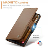 CaseMe Samsung Galaxy S26 Plus Kotelo 023 Series Ruskea
