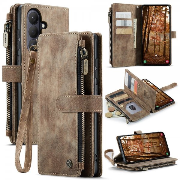 CaseMe Samsung Galaxy S26 Plus -suojakotelo C30 Series Ruskea