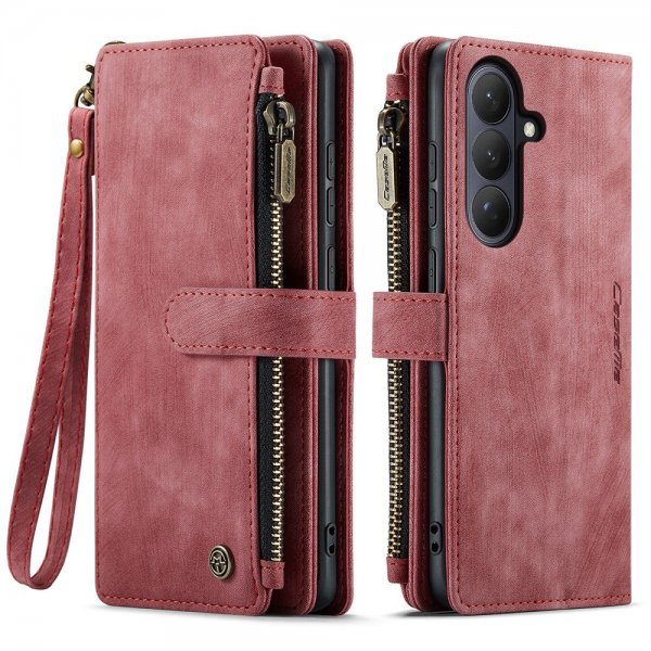 CaseMe Samsung Galaxy S26 Plus -suojakotelo C30-sarja, punainen