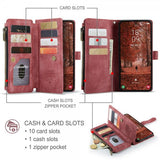 CaseMe Samsung Galaxy S26 Plus -suojakotelo C30-sarja, punainen