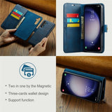 Dg.Ming Samsung Galaxy S26 Plus Kotelo Irrotettavalla Kuorella Sininen