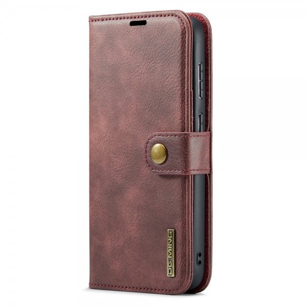 Dg.Ming Samsung Galaxy S26 Plus -kotelo irrotettavalla kuorella, punainen