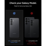 Spigen Samsung Galaxy S26 Plus Kameran Suojalasi GLAS.tR EZ Fit Optik Pro 2-pakkaus, Musta