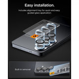 Spigen Samsung Galaxy S26 Plus Kameran Suojalasi GLAS.tR EZ Fit Optik Pro 2-pakkaus, Musta