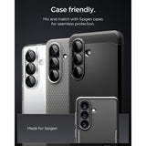 Spigen Samsung Galaxy S26 Plus Kameran Suojalasi GLAS.tR EZ Fit Optik Pro 2-pakkaus, Musta
