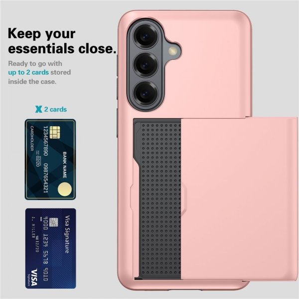 Samsung Galaxy S26 Plus Kuoret Card Slide Sininen