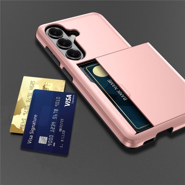 Samsung Galaxy S26 Plus Kuoret Card Slide Musta