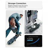 Spigen Samsung Galaxy S26 Plus -kuori Liquid Air MagFit Abyss Green