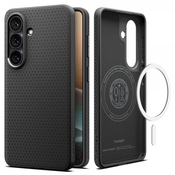 Spigen Samsung Galaxy S26 Plus -kuori Liquid Air MagFit Matte Black