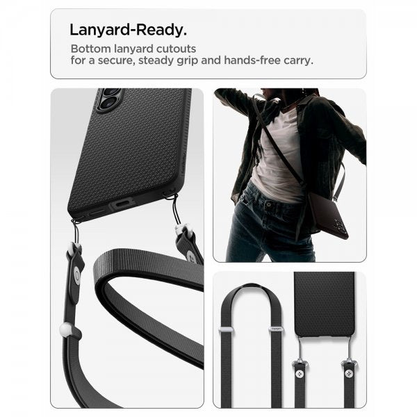 Spigen Samsung Galaxy S26 Plus -kuori Liquid Air Matte Black