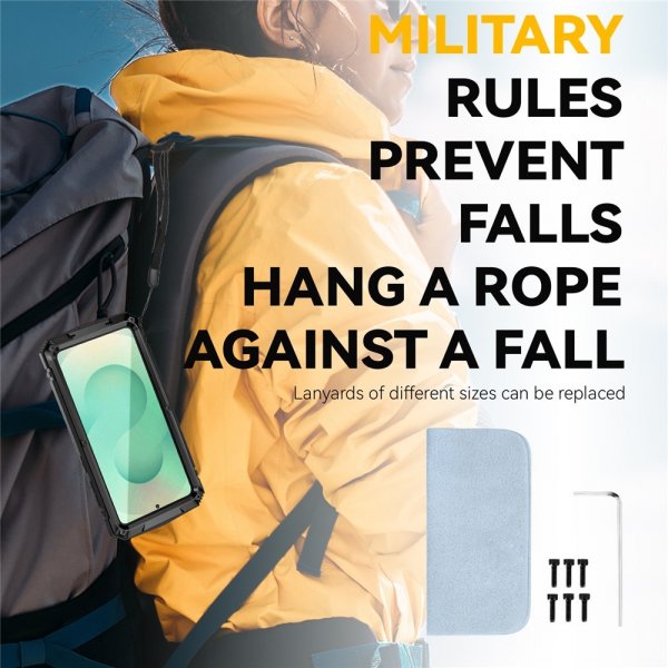 R-JUST Samsung Galaxy S26 Plus Kuori Metalli Iskunkestävä Musta