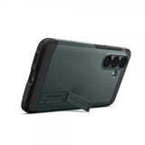 Spigen Samsung Galaxy S26 Plus Suojakuori Tough Armor MagFit Abyss Green