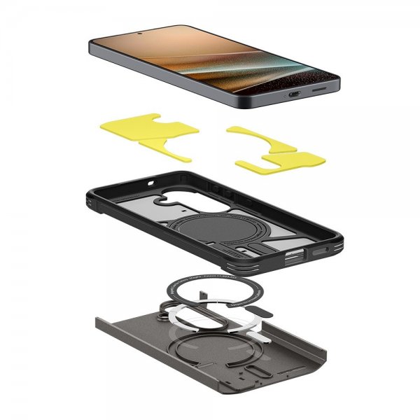 Spigen Samsung Galaxy S26 Plus Suojakuori Tough Armor MagFit Gunmetal