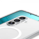Spigen Samsung Galaxy S26 Plus Ultra Hybrid MagFit kirkas kuori valkoinen