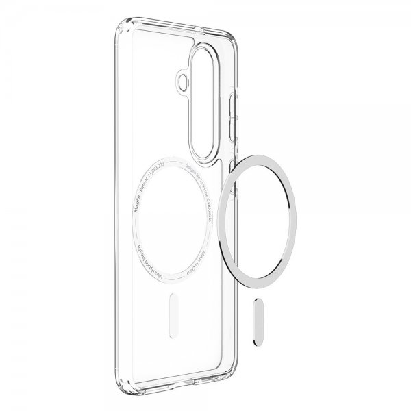Spigen Samsung Galaxy S26 Plus Ultra Hybrid MagFit kirkas kuori valkoinen