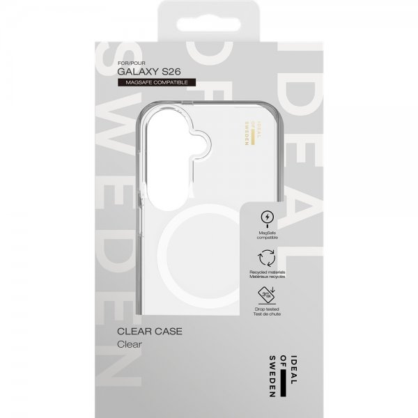 Ideal of Sweden Samsung Galaxy S26 Kuori Clear Case MagSafe Läpinäkyvä