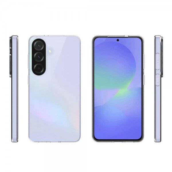 Nordic Covers Samsung Galaxy S26 Plus -kuori, Feather Series, läpinäkyvä