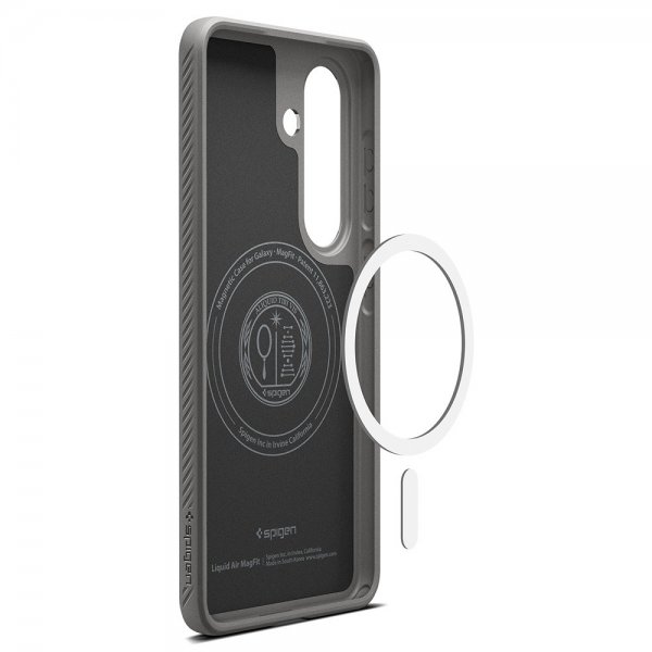Spigen Samsung Galaxy S26 Kuori Liquid Air MagFit Marble Gray