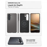 Spigen Samsung Galaxy S26 Kuori Liquid Air MagFit Marble Gray