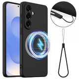 Samsung Galaxy S26 Kuori hihnalla Silikoni MagSafe Musta