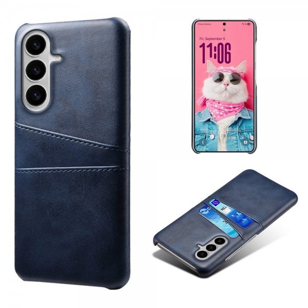 Samsung Galaxy S26 Kuori, jossa on kaksi korttipaikkaa, sininen