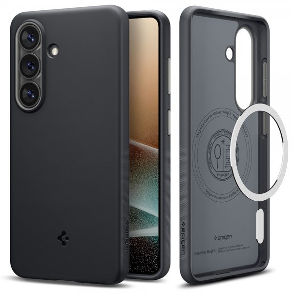 Spigen Samsung Galaxy S26 Suojakuori Nano Pop MagFit Black Sesame