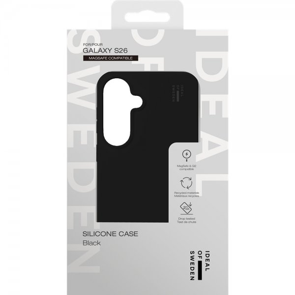 Ideal of Sweden Samsung Galaxy S26 Kuori Silicone Case MagSafe Black