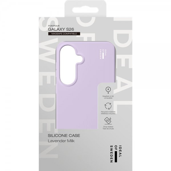 Ideal of Sweden Samsung Galaxy S26 -suojakuori Silicone Case MagSafe Lavender Milk