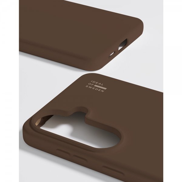 Ideal of Sweden Samsung Galaxy S26 Suojakuori Silicone Case MagSafe Mocha Mousse