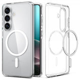 Spigen Samsung Galaxy S26 -suojakuori Ultra Hybrid MagFit Clear White
