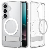 Spigen Samsung Galaxy S26 Kuori Ultra Hybrid S MagFit Clear White