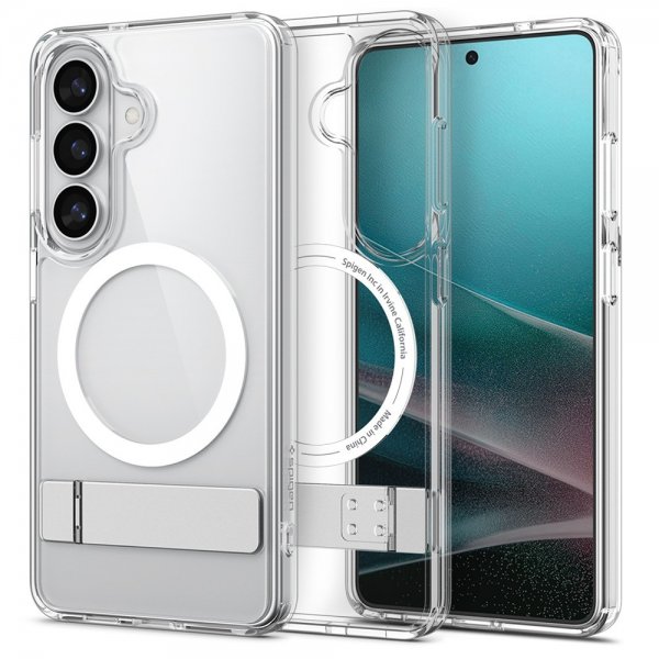 Spigen Samsung Galaxy S26 Kuori Ultra Hybrid S MagFit Clear White
