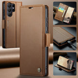 CaseMe Samsung Galaxy S26 Ultra Kotelo 023 Series Ruskea