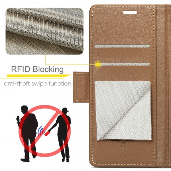 CaseMe Samsung Galaxy S26 Ultra Kotelo 023 Series Ruskea