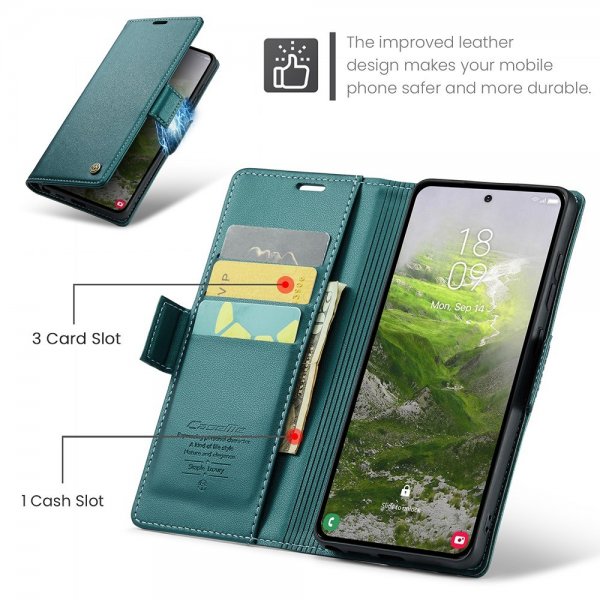CaseMe Samsung Galaxy S26 Ultra -suojakotelo 023-sarja Vihreä
