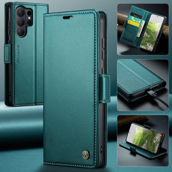 CaseMe Samsung Galaxy S26 Ultra -suojakotelo 023-sarja Vihreä