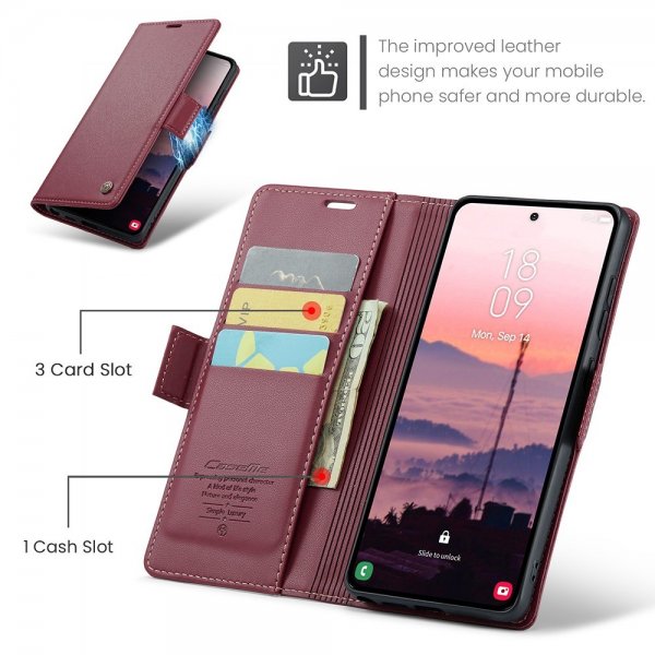 CaseMe Samsung Galaxy S26 Ultra Kotelo 023 Series Punainen