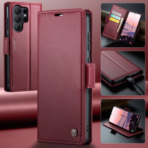 CaseMe Samsung Galaxy S26 Ultra Kotelo 023 Series Punainen