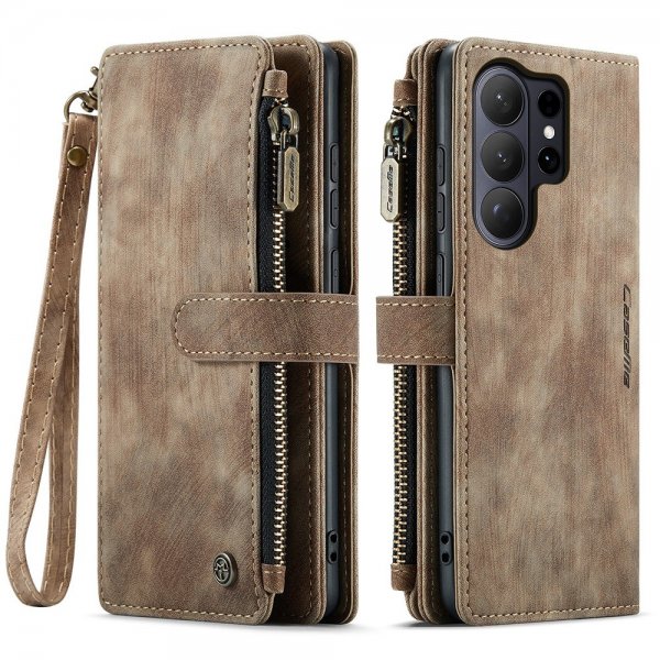 CaseMe Samsung Galaxy S26 Ultra Kotelo C30 Series Ruskea